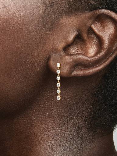 Sparkling Stones Drop Earrings