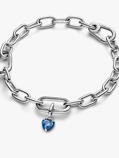 Pandora ME Blue Chakra Heart Mini Dangle Charm