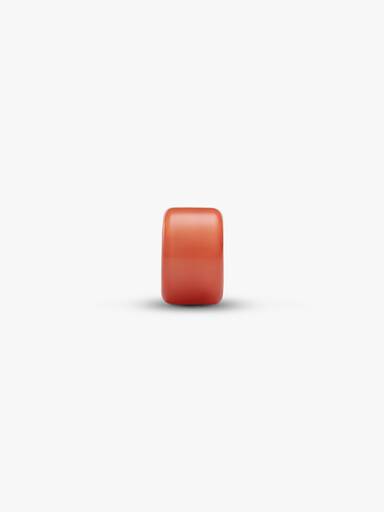 Orange Murano Glass Mini Charm