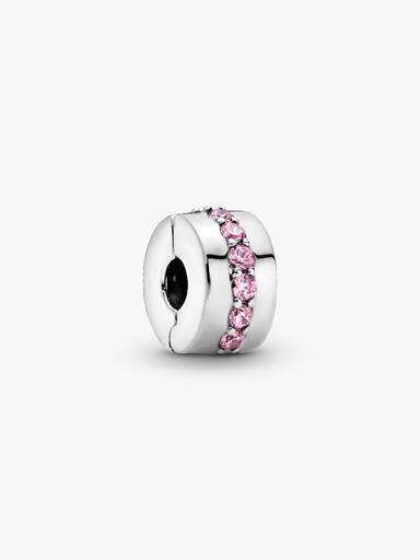 Pink Sparkling Row Clip