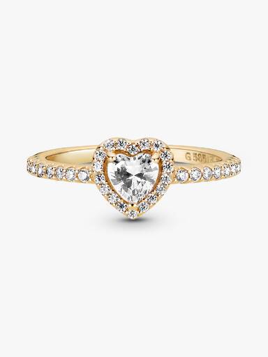 Elevated Heart Ring