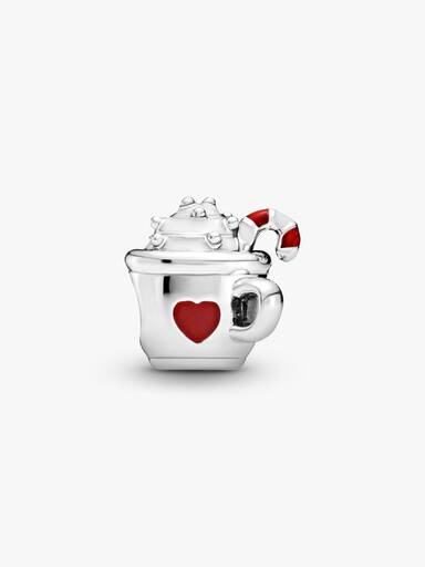 Cocoa & Candy Cane Charm
