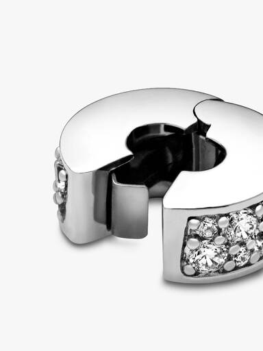 Clear Pavé Clip