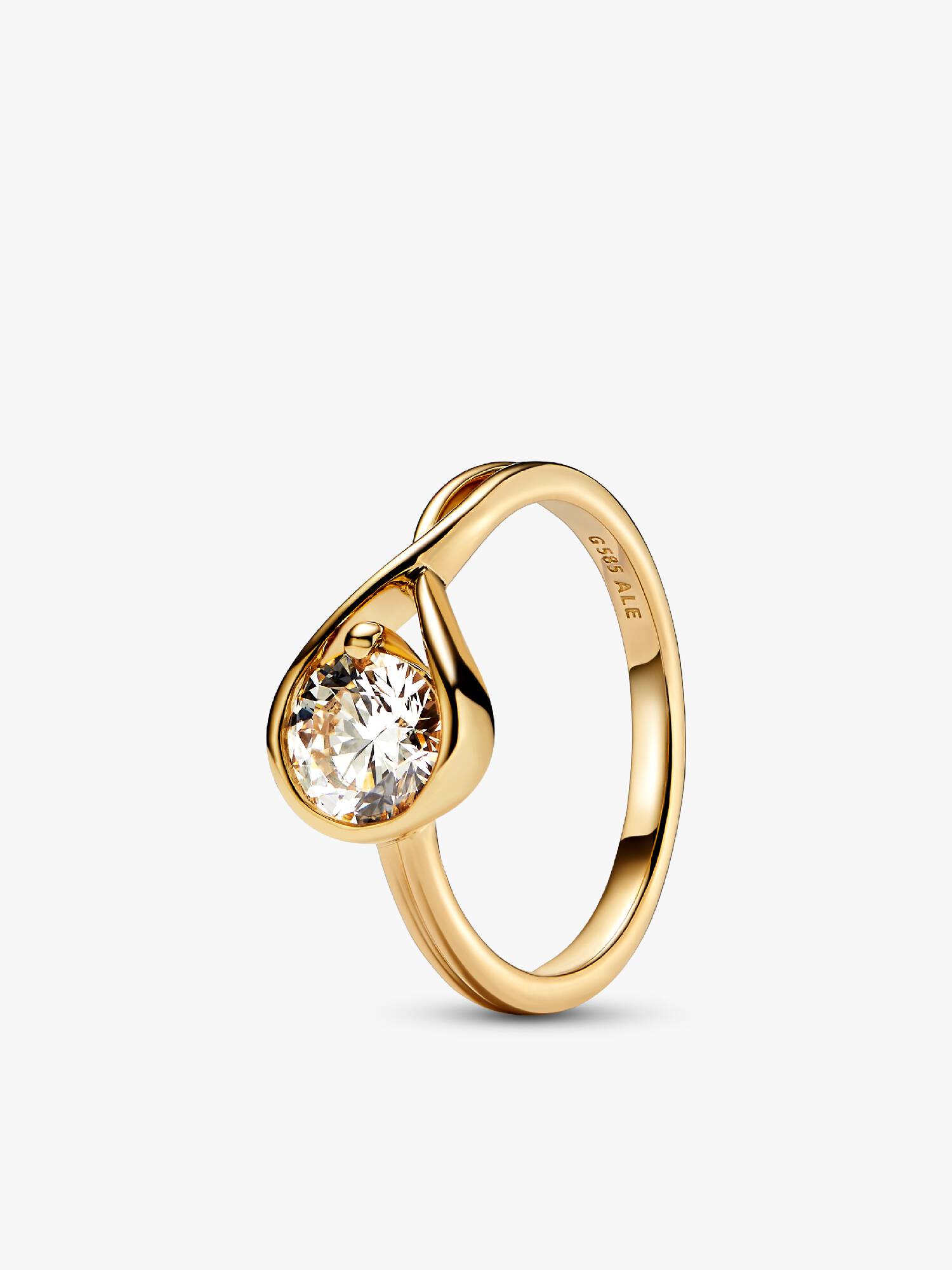 Pandora Infinite 14k Gold Lab-grown Diamond Ring