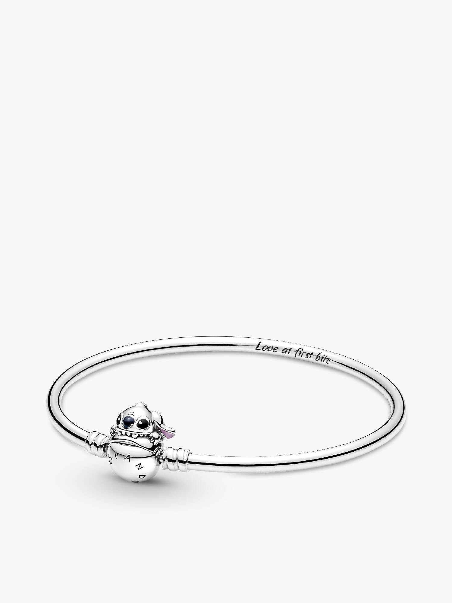Pandora Moments Disney Stitch Biting Clasp Bangle