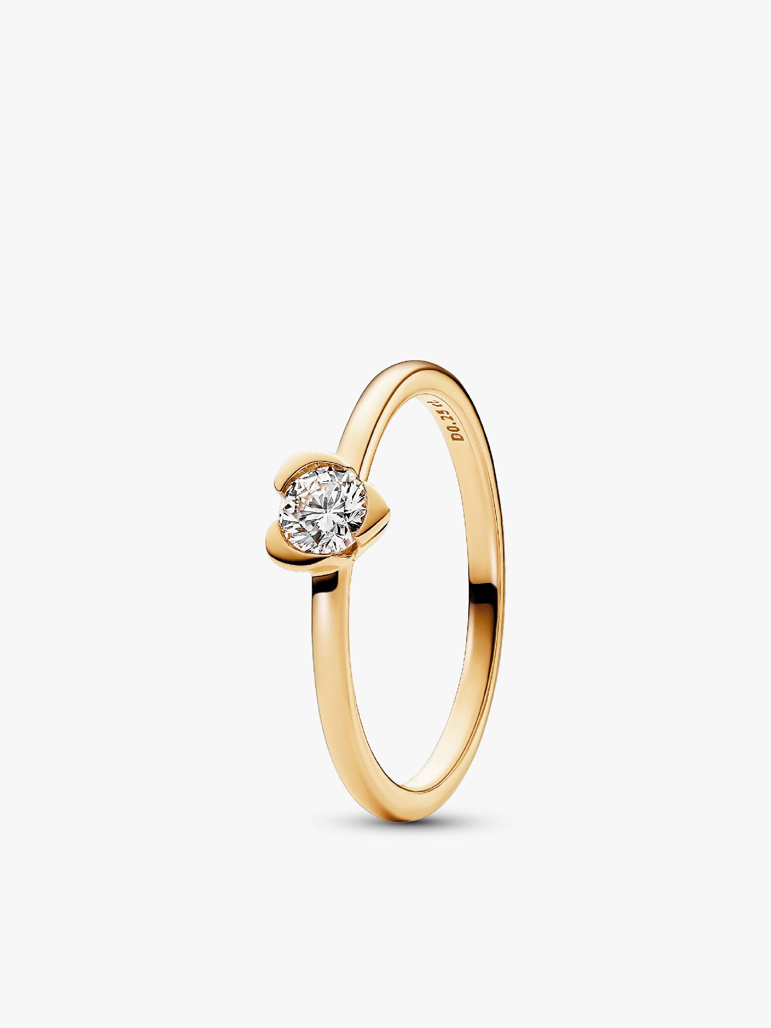 Lab-Grown Diamond Heart Ring