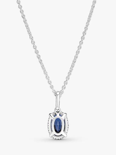 Sparkling Statement Halo Pendant Necklace