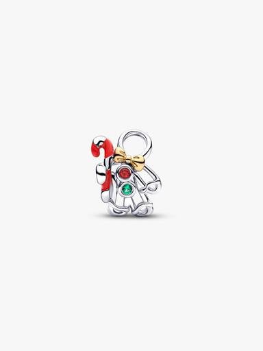 Gingerbread Man Openwork Charm