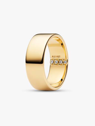 Engravable Wide Band Ring