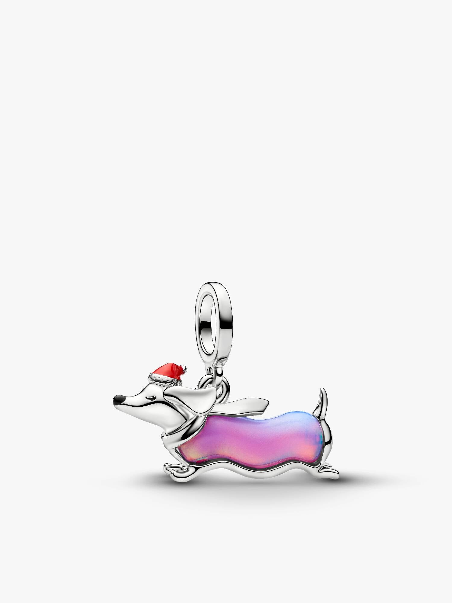 Christmas Dachshund Dangle Charm