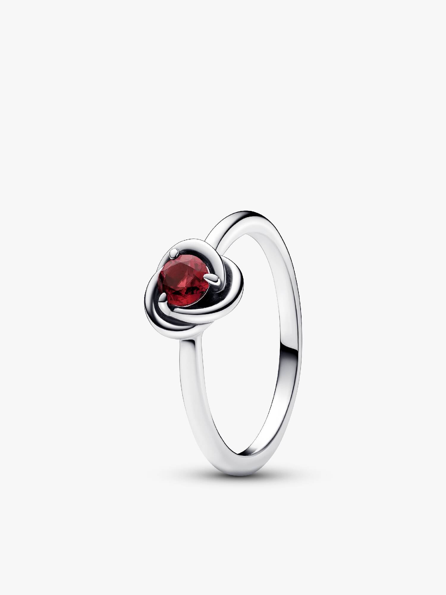 July Crystal Birthstone Eternity Circle Ring