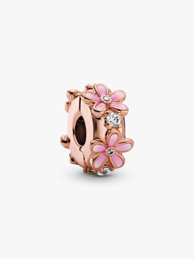 Pink Daisy Spacer Clip
