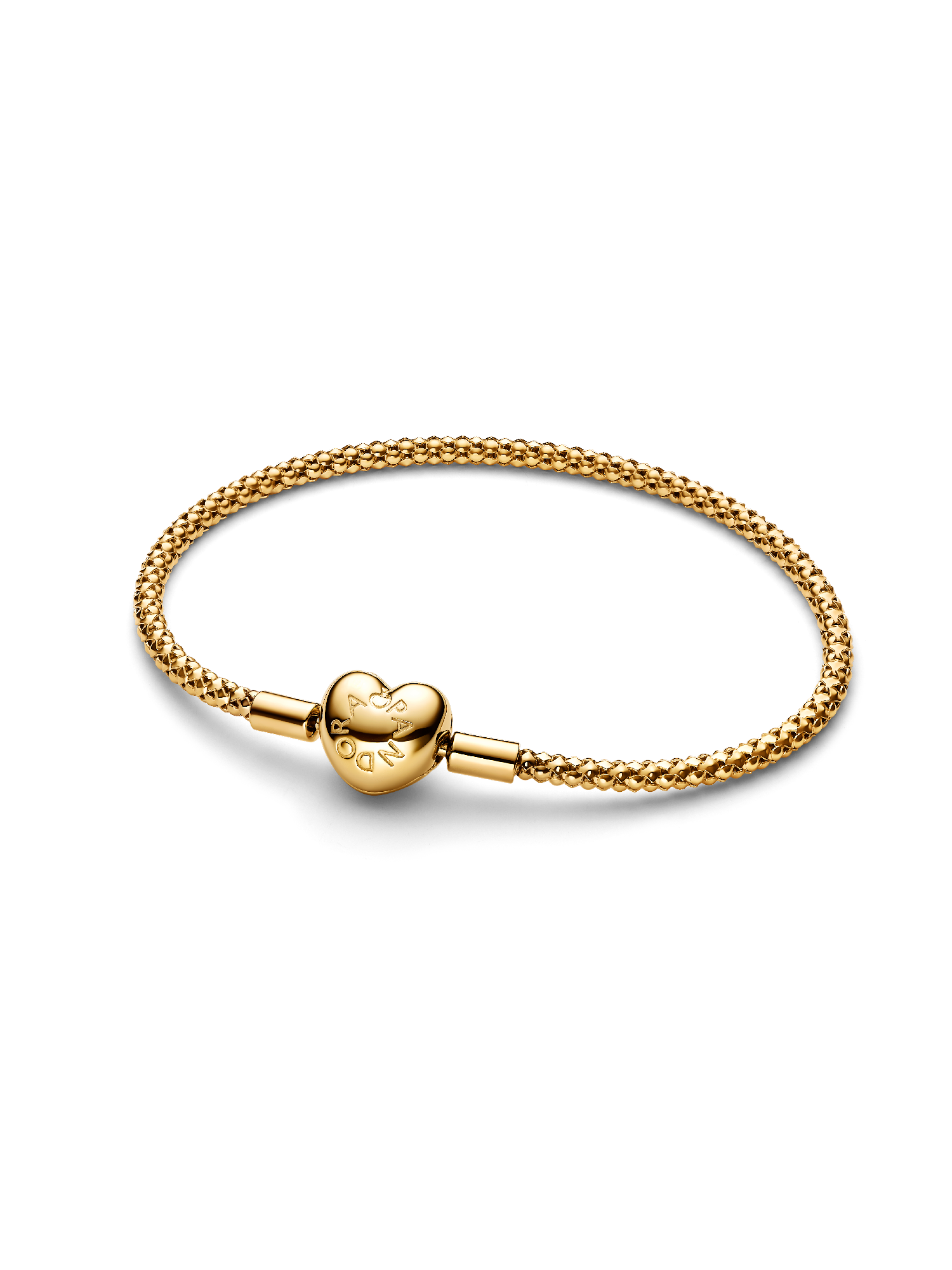 Heart Clasp Studded Chain Bracelet
