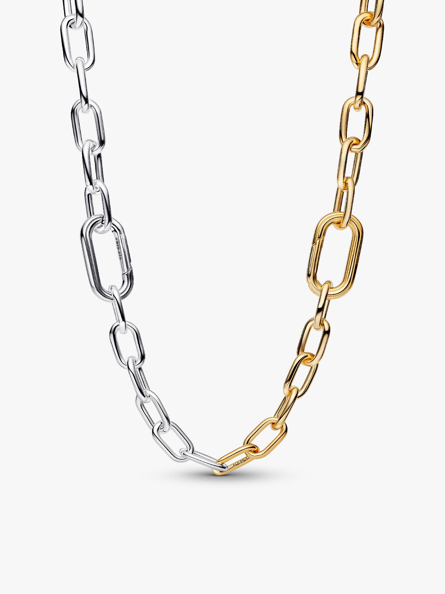 Two-tone Link Chain Necklace