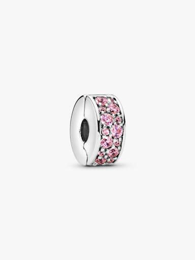 Pink Pavé Clip