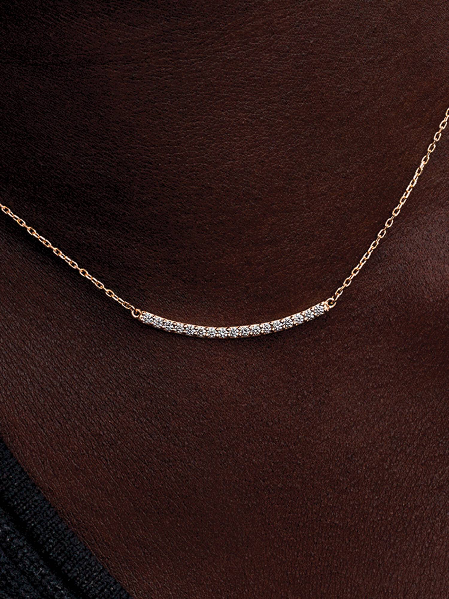 Pandora Era Lab-Grown Diamond Pavé Bar Necklace