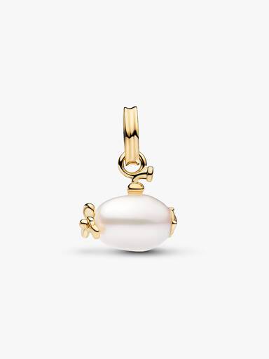 Treated Freshwater Cultured Baroque Pearl Submarine Dangle Charm