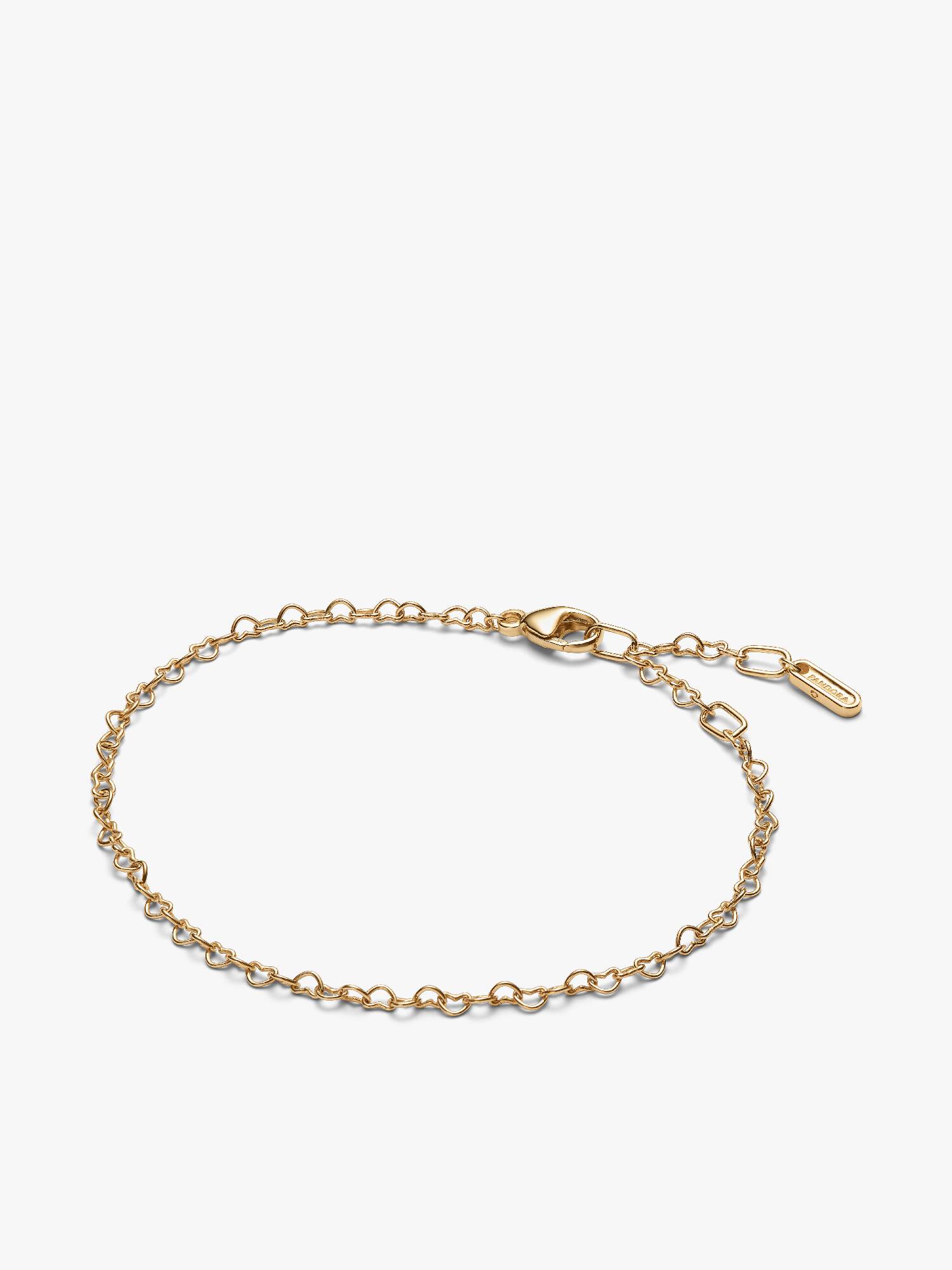 Pandora Era Linked Hearts Chain Bracelet