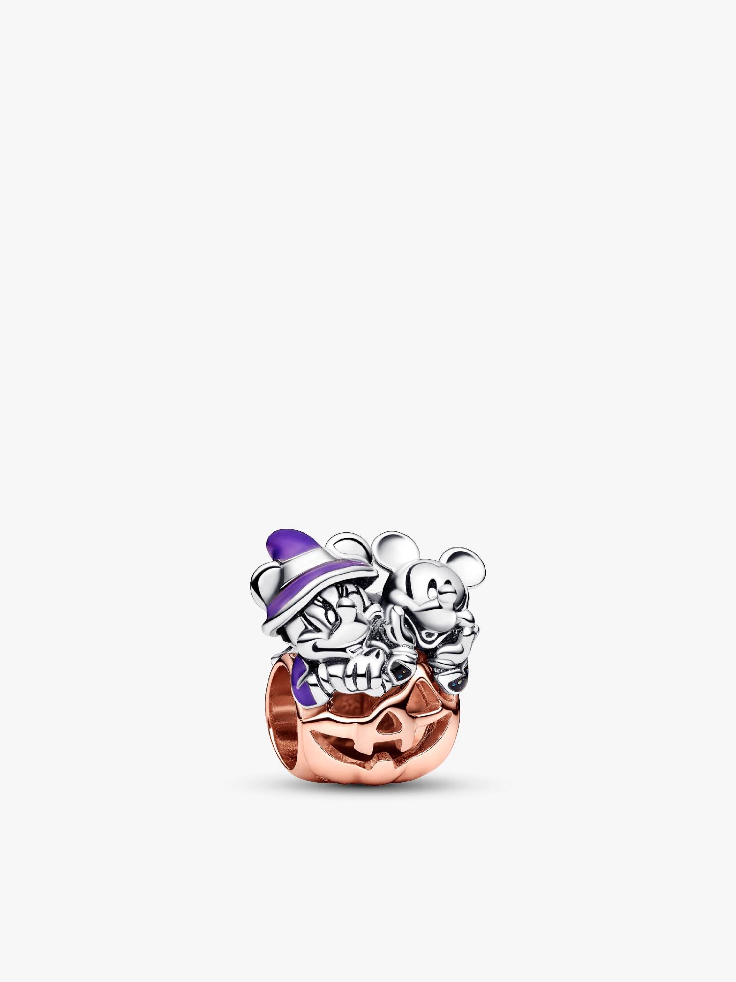 Disney Mickey Mouse & Minnie Mouse Halloween Pumpkin Charm
