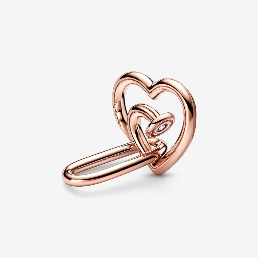 Pandora ME Nailed Heart Styling Double Link image number 0