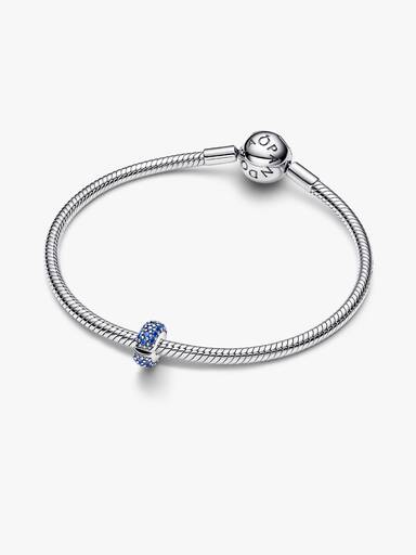 Royal Blue Stone Clip Charm
