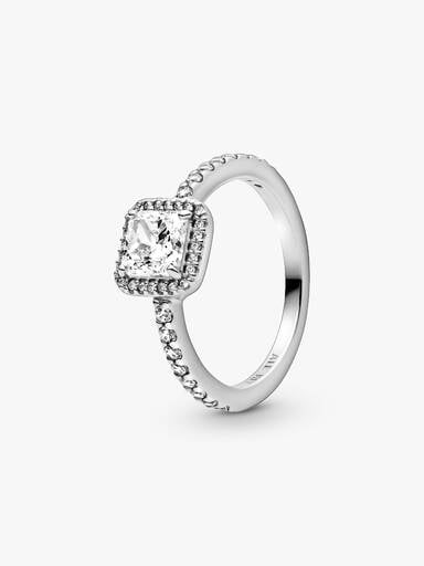 Sparkling Halo Ring