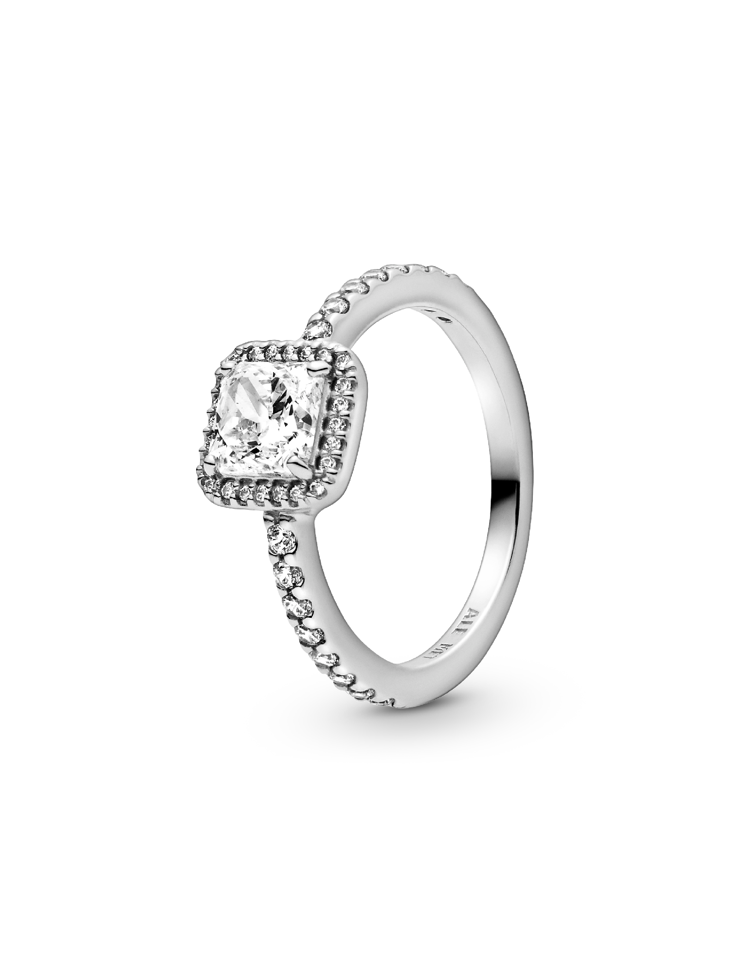 Sparkling Halo Ring