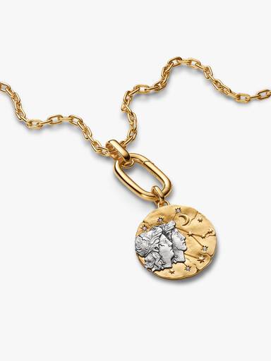 Gemini Zodiac Oversized Talisman Charm