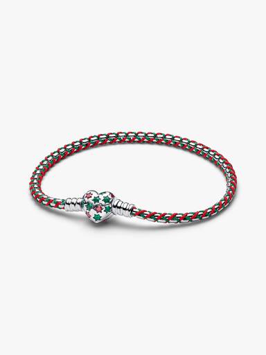 Peppermint Cord Box Chain Bracelet