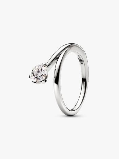Pandora Nova Lab-Grown Diamond Asymmetric Ring