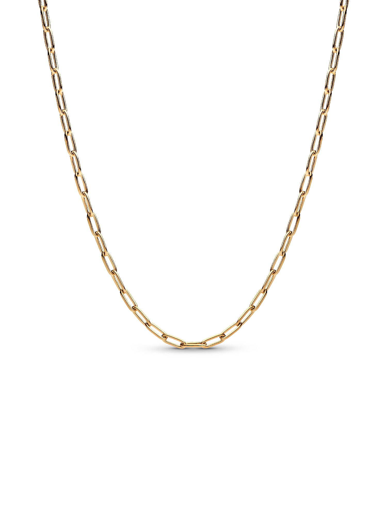 Elongated Link Chain Necklace