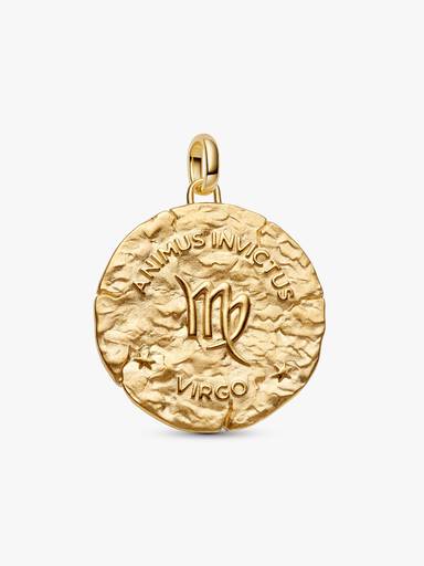 Virgo Zodiac Oversized Talisman Charm