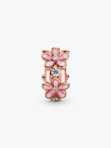 Pink Daisy Spacer Clip