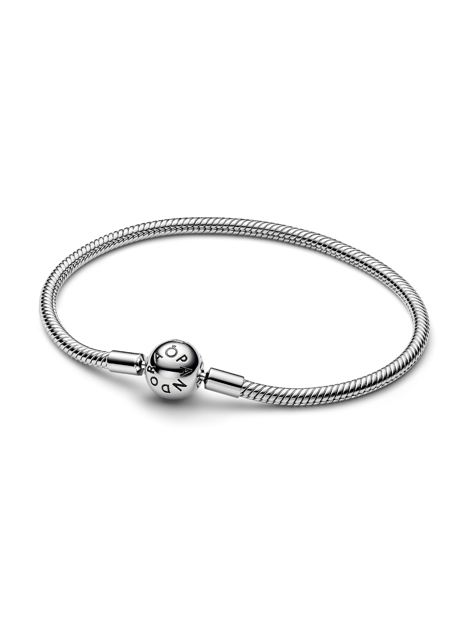Pandora Moments Ball Clasp Snake Chain Bracelet