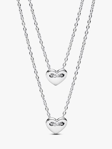 Forever & Always Splittable Heart Collier Necklaces