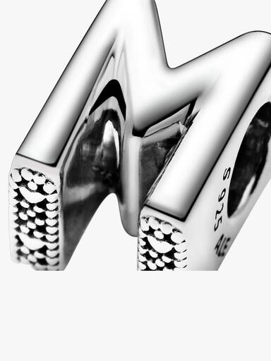 Letter M Alphabet Charm
