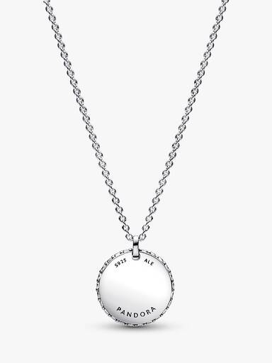 Pandora Timeless Pavé Round Pendant Necklace