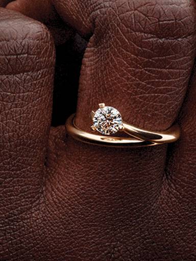 Pandora Nova Lab-Grown Diamond Asymmetric Ring
