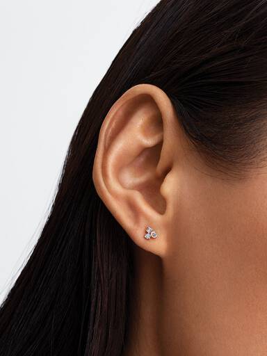 Pandora Era Lab-Grown Diamond Cluster Stud Earrings