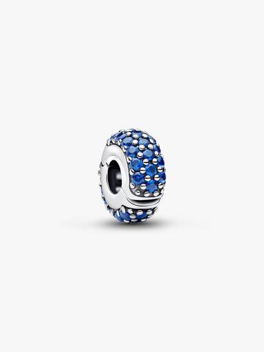 Royal Blue Stone Clip Charm