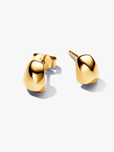 Organically Shaped Stud Earrings