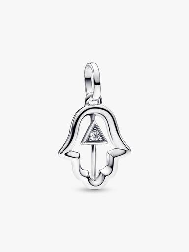 Hamsa Hand Medallion Charm