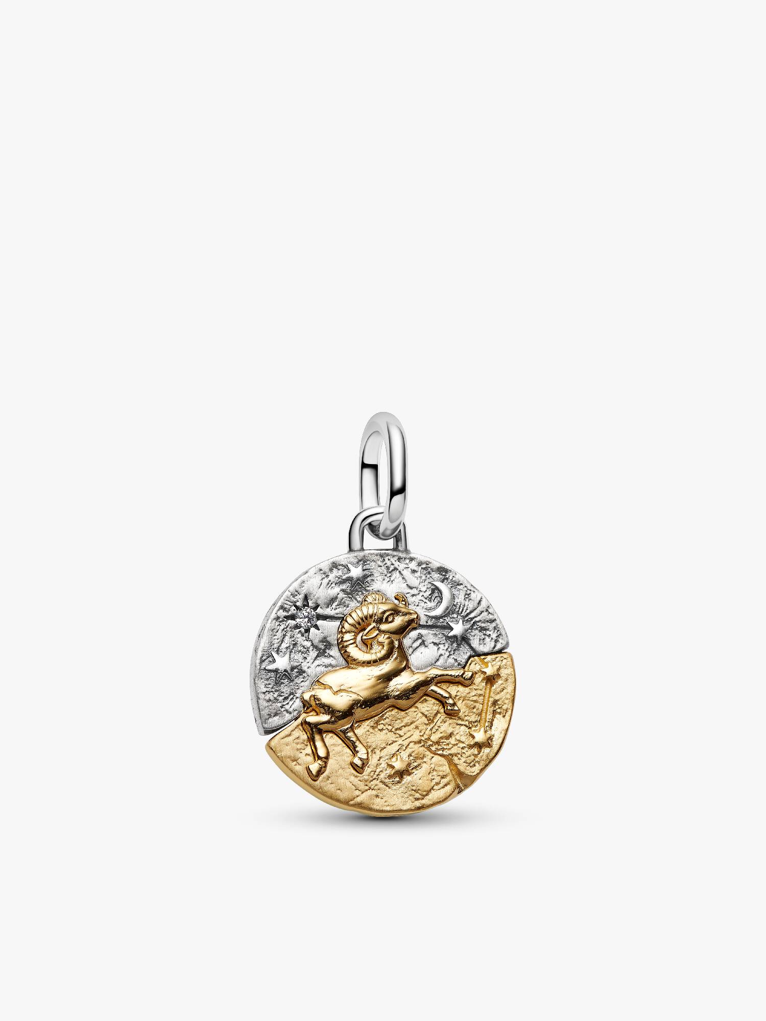Aries Zodiac Medallion Charm