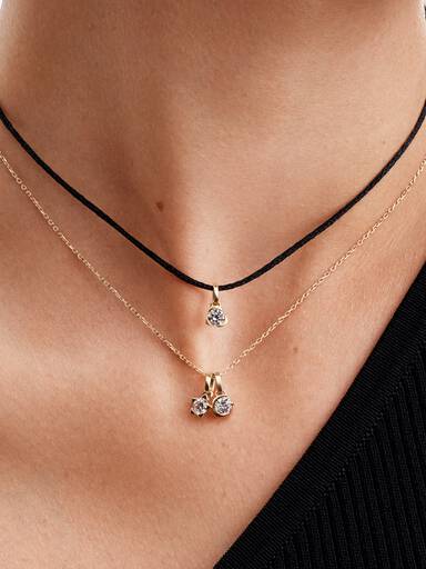 14k Gold Cable Chain Necklace