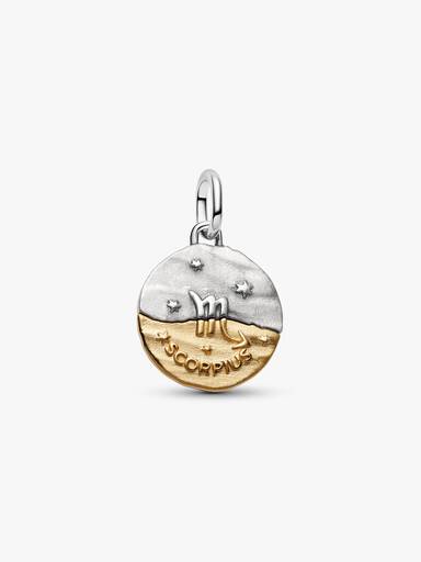 Scorpio Zodiac Medallion Charm