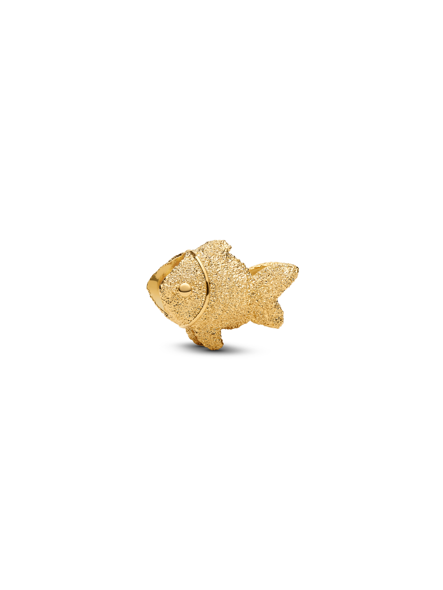 Textured Fish Mini Charm