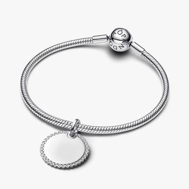 Peach PRC Faeries Engraved Charm