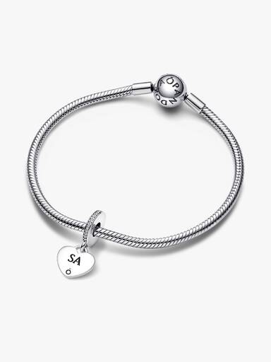 South Australia Engravable Dangle Heart Charm