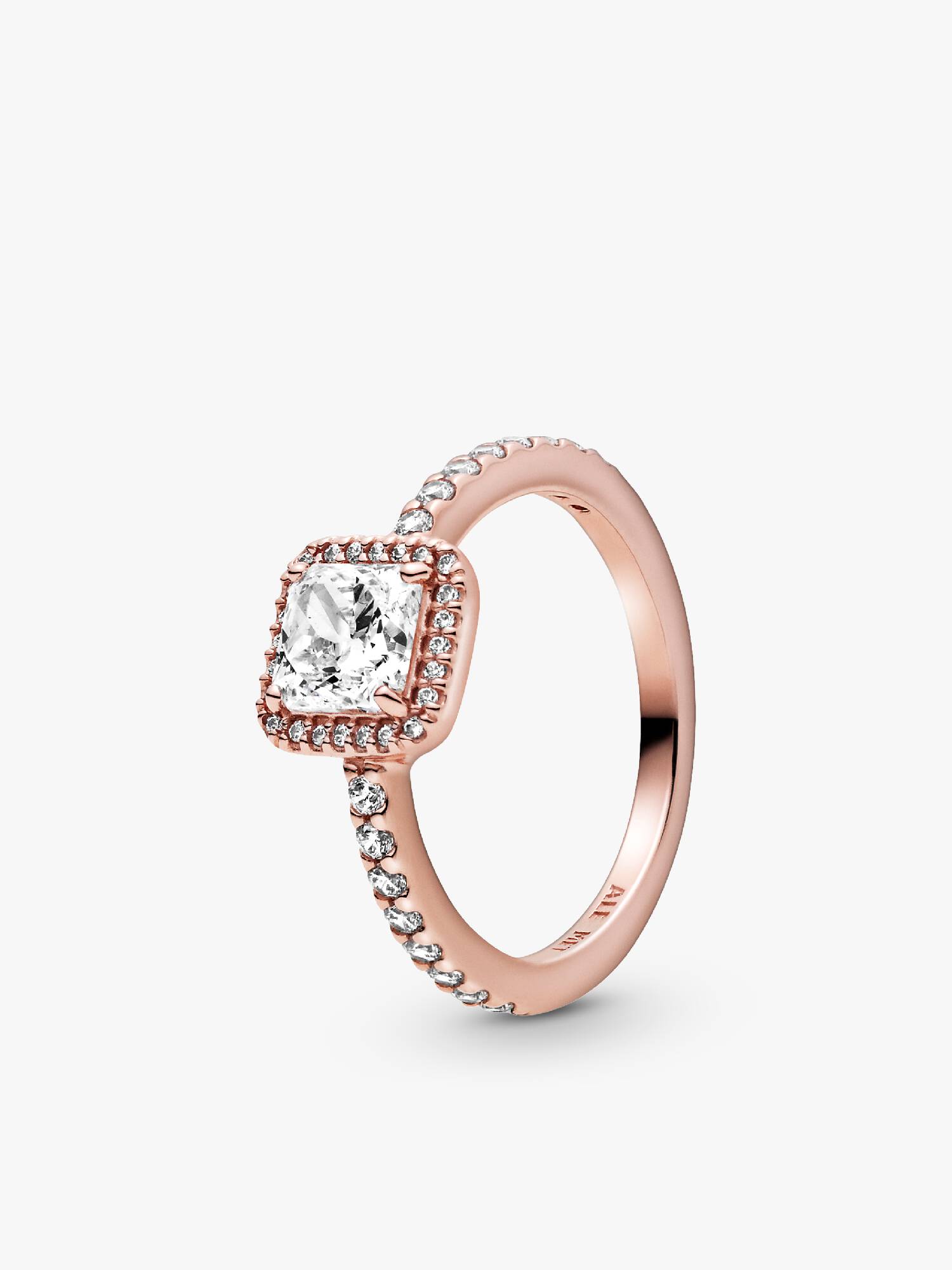Sparkling Halo Ring