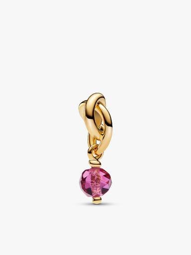 October Crystal Birthstone Engravable Necklace Set